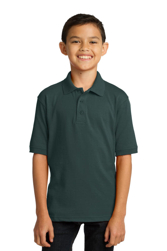 Port & Co Youth Core Blend Jersey Knit Polo. KP55Y