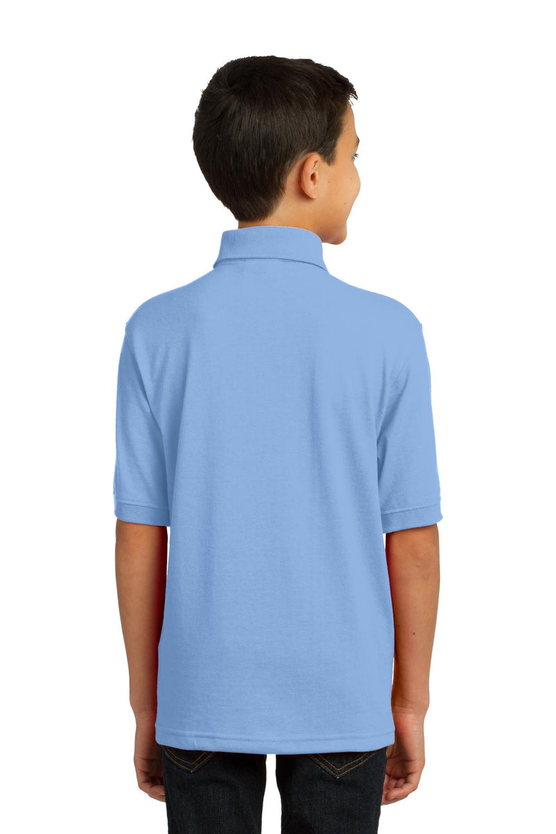 Load image into Gallery viewer, Port &amp; Co Youth Core Blend Jersey Knit Polo. KP55Y
