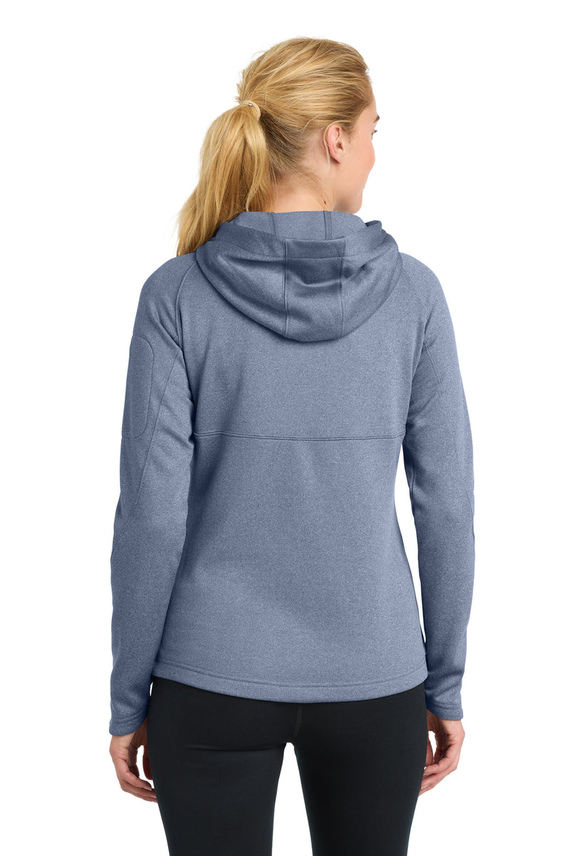 Load image into Gallery viewer, Sport-Tek Women&#39;s Tech Fleece Full-Zip Hooded Jacket. L248

