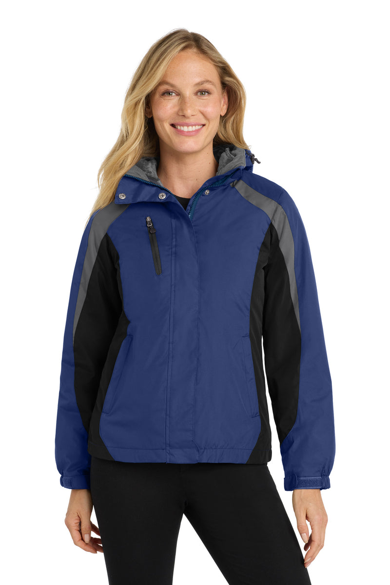 Load image into Gallery viewer, Port Authority Women&#39;s Colorblock 3-in-1 Jacket. L321
