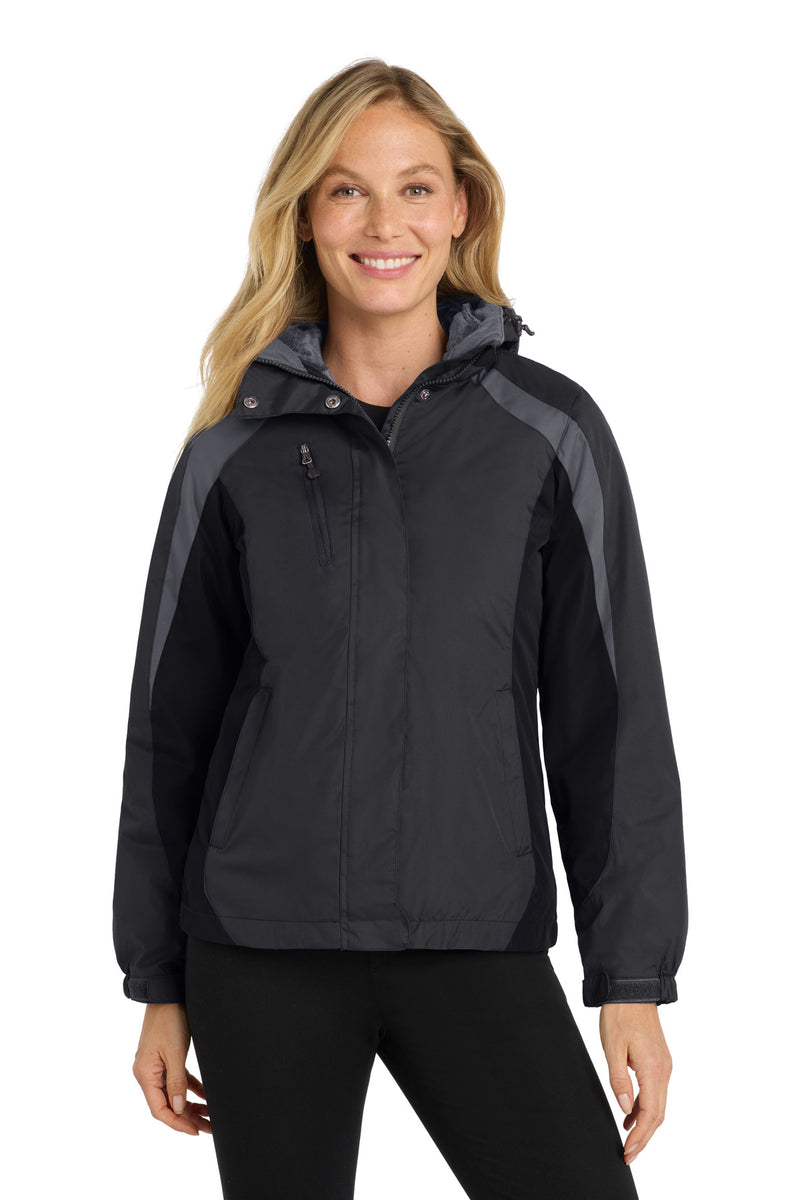 Load image into Gallery viewer, Port Authority Women&#39;s Colorblock 3-in-1 Jacket. L321

