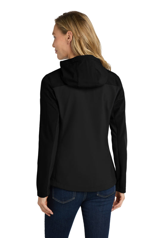Port Authority Women's Hooded Core Soft Shell Jacket. L335