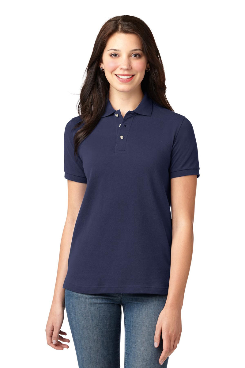 Load image into Gallery viewer, Port Authority Women&#39;s Heavyweight Cotton Pique Polo.  L420
