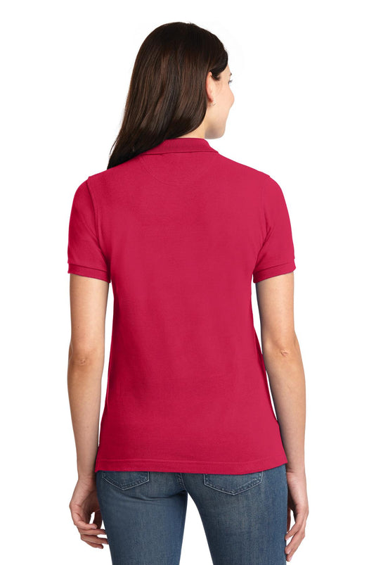 Port Authority Women's Heavyweight Cotton Pique Polo.  L420