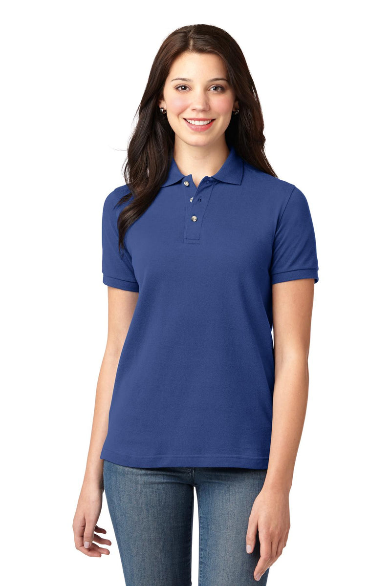 Load image into Gallery viewer, Port Authority Women&#39;s Heavyweight Cotton Pique Polo.  L420
