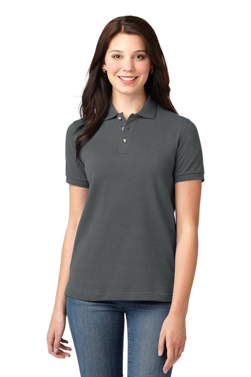 Load image into Gallery viewer, Port Authority Women&#39;s Heavyweight Cotton Pique Polo.  L420
