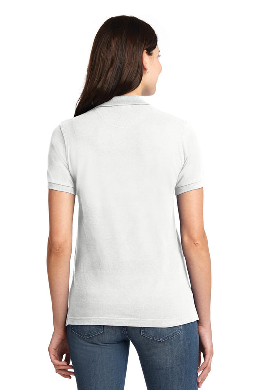Port Authority Women's Heavyweight Cotton Pique Polo.  L420