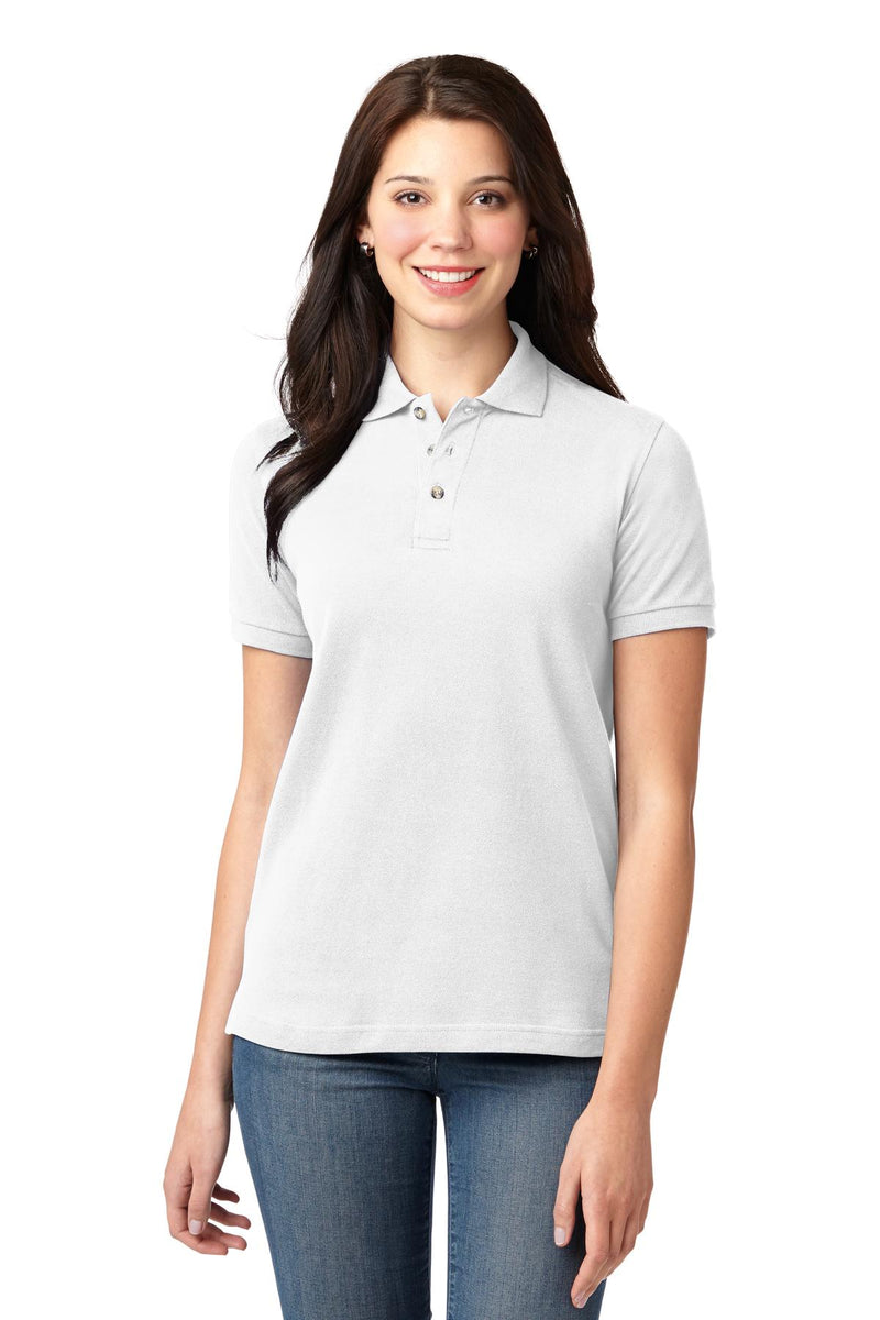 Load image into Gallery viewer, Port Authority Women&#39;s Heavyweight Cotton Pique Polo.  L420
