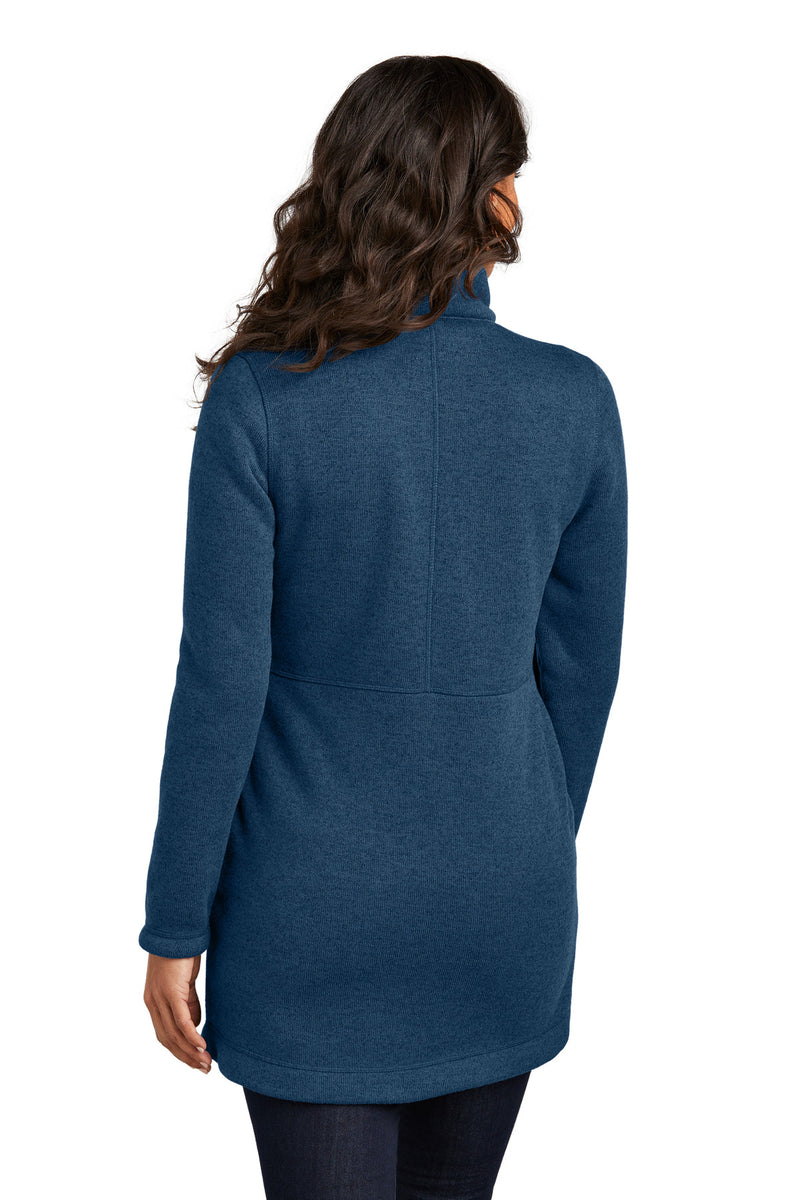 Load image into Gallery viewer, Port Authority Women&#39;s Arc Sweater Fleece Long Jacket L425
