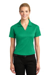 Sport-Tek Women's Dri-Mesh V-Neck Polo.  L469