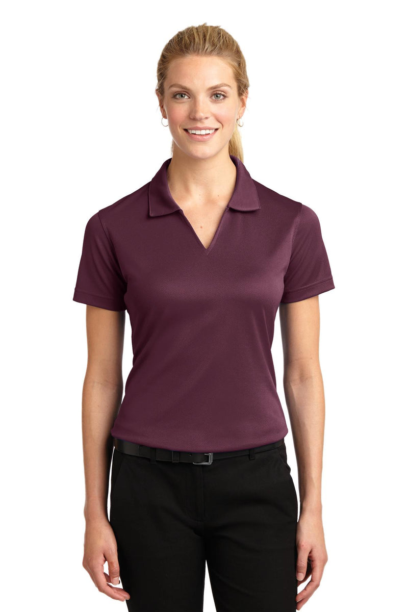 Load image into Gallery viewer, Sport-Tek Women&#39;s Dri-Mesh V-Neck Polo.  L469
