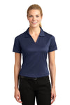 Sport-Tek Women's Dri-Mesh V-Neck Polo.  L469