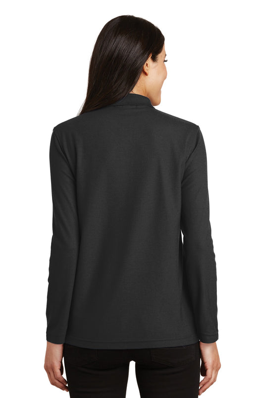 Port Authority Women's Silk Touch Long Sleeve Polo.  L500LS