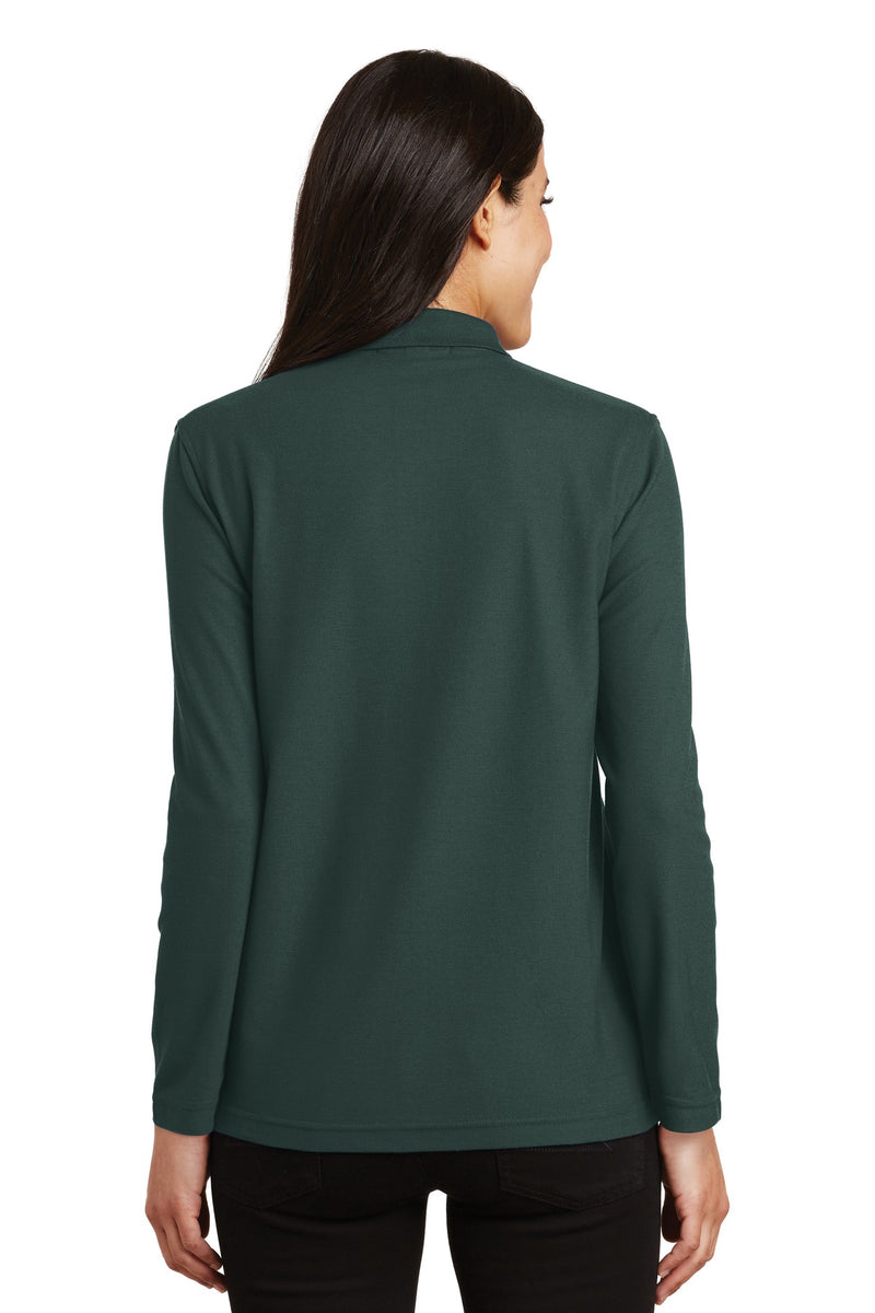 Load image into Gallery viewer, Port Authority Women&#39;s Silk Touch Long Sleeve Polo.  L500LS
