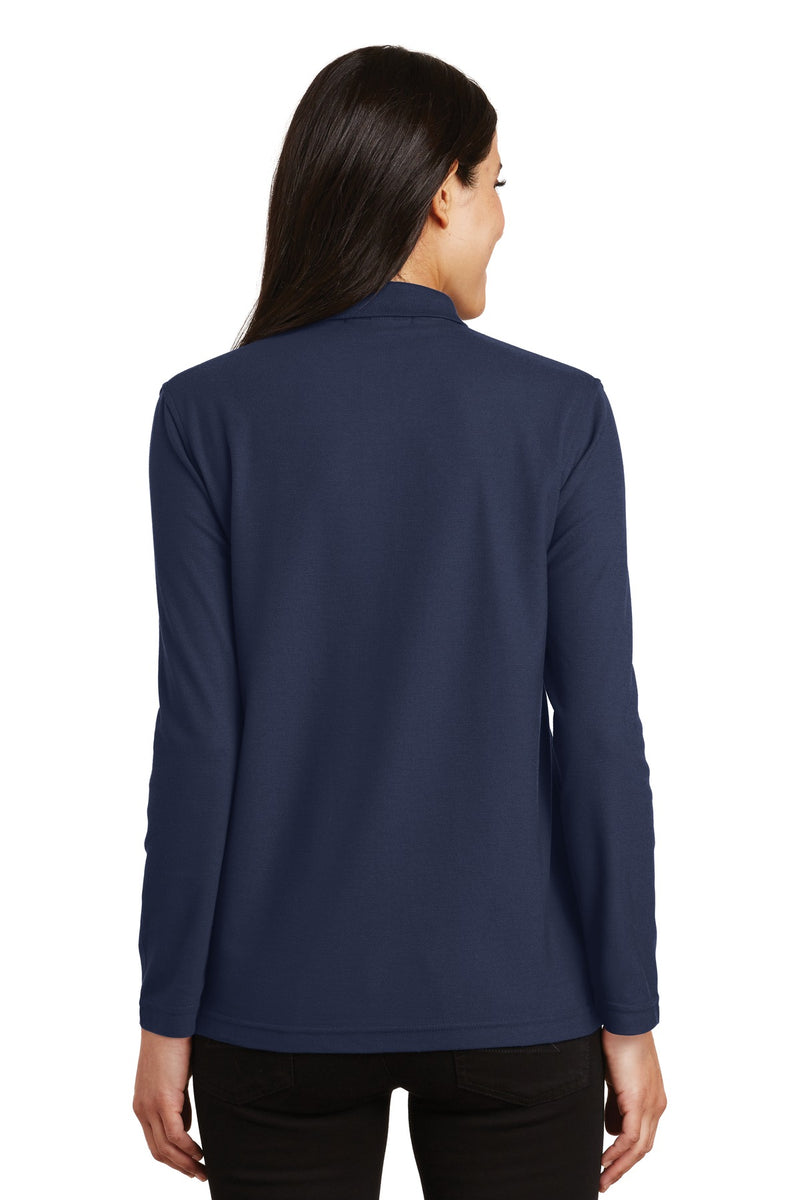 Load image into Gallery viewer, Port Authority Women&#39;s Silk Touch Long Sleeve Polo.  L500LS
