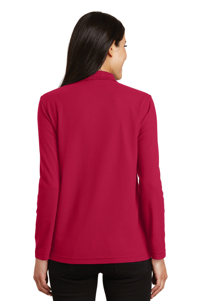 Load image into Gallery viewer, Port Authority Women&#39;s Silk Touch Long Sleeve Polo.  L500LS
