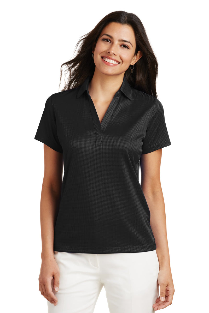 Load image into Gallery viewer, Port Authority Women&#39;s Performance Fine Jacquard Polo. L528
