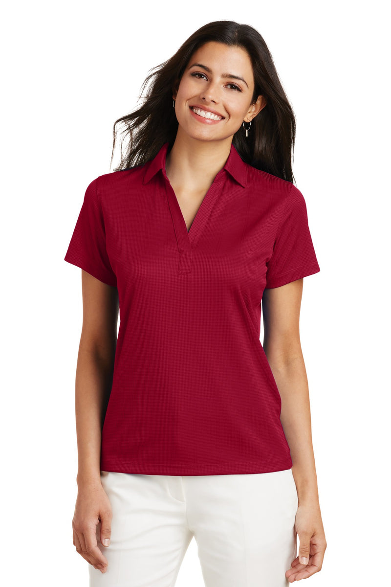 Load image into Gallery viewer, Port Authority Women&#39;s Performance Fine Jacquard Polo. L528
