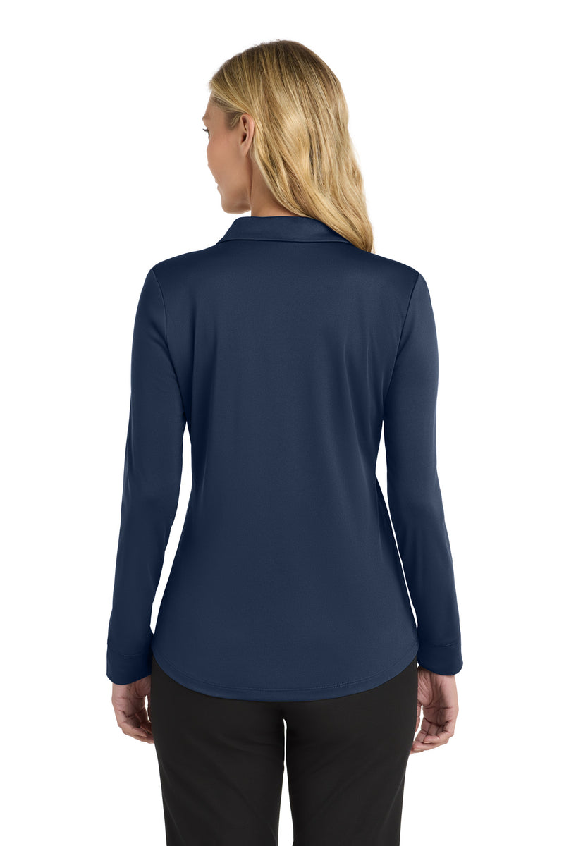 Load image into Gallery viewer, Port Authority  Women&#39;s Silk Touch   Performance Long Sleeve Polo. L540LS
