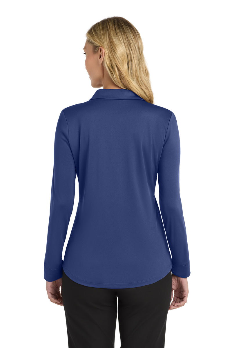 Load image into Gallery viewer, Port Authority  Women&#39;s Silk Touch   Performance Long Sleeve Polo. L540LS

