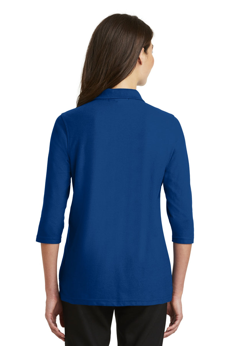 Load image into Gallery viewer, Port Authority Women&#39;s Silk Touch 3/4-Sleeve Polo. L562
