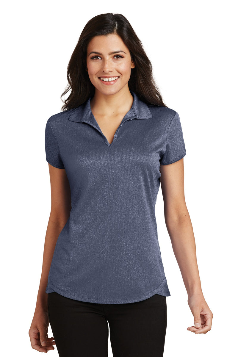 Load image into Gallery viewer, Port Authority Women&#39;s Trace Heather Polo. L576
