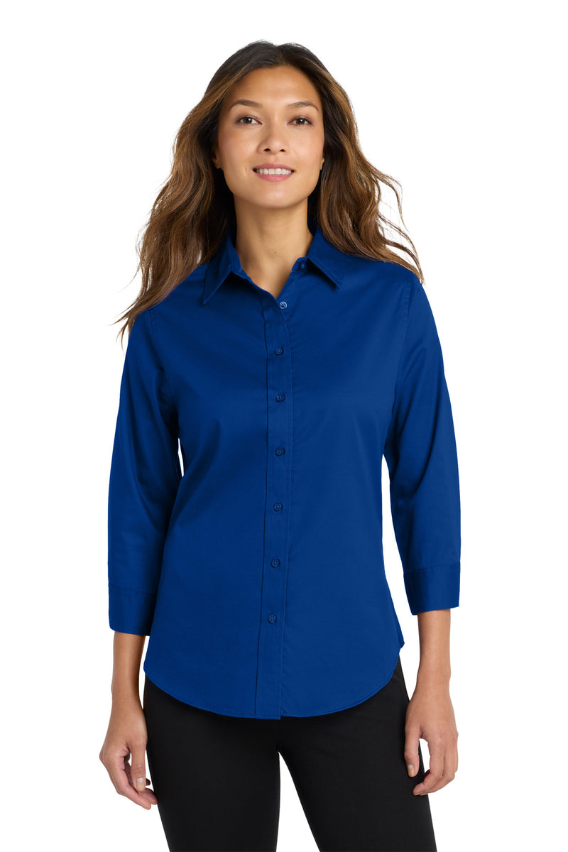 Load image into Gallery viewer, Port Authority Women&#39;s 3/4-Sleeve Easy Care Shirt. L612

