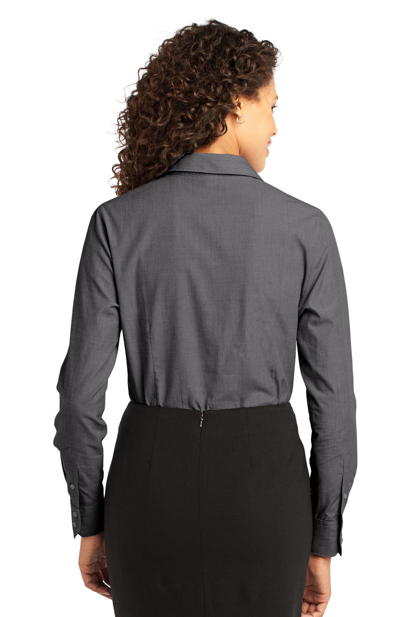 Load image into Gallery viewer, Port Authority Women&#39;s Crosshatch Easy Care Shirt. L640
