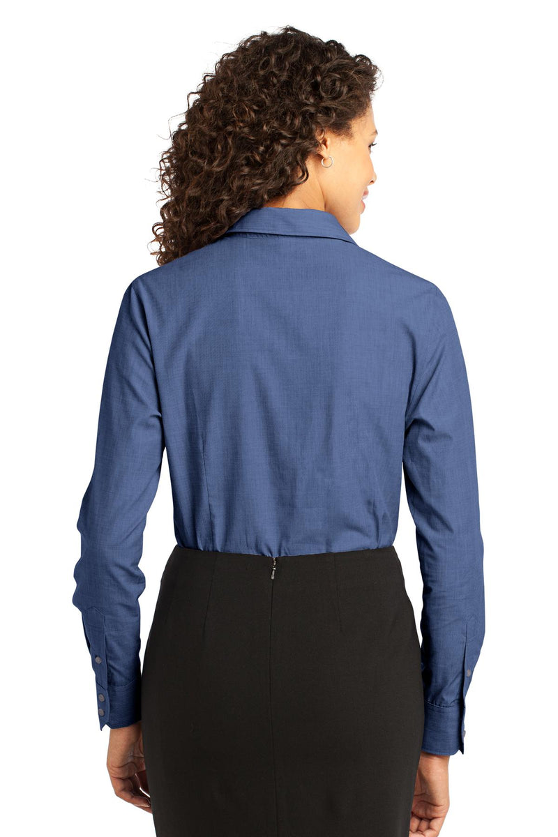 Load image into Gallery viewer, Port Authority Women&#39;s Crosshatch Easy Care Shirt. L640
