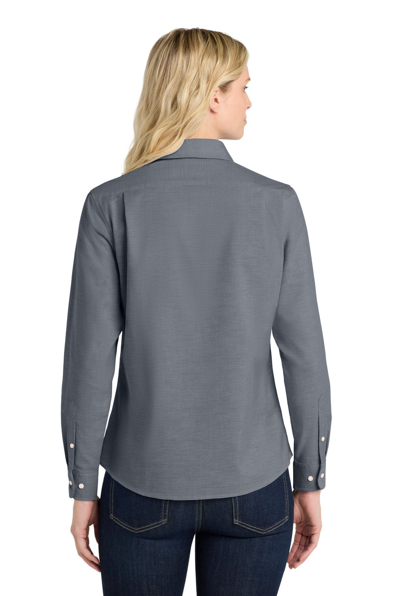 Load image into Gallery viewer, Port Authority Women&#39;s SuperPro Oxford Shirt. L658
