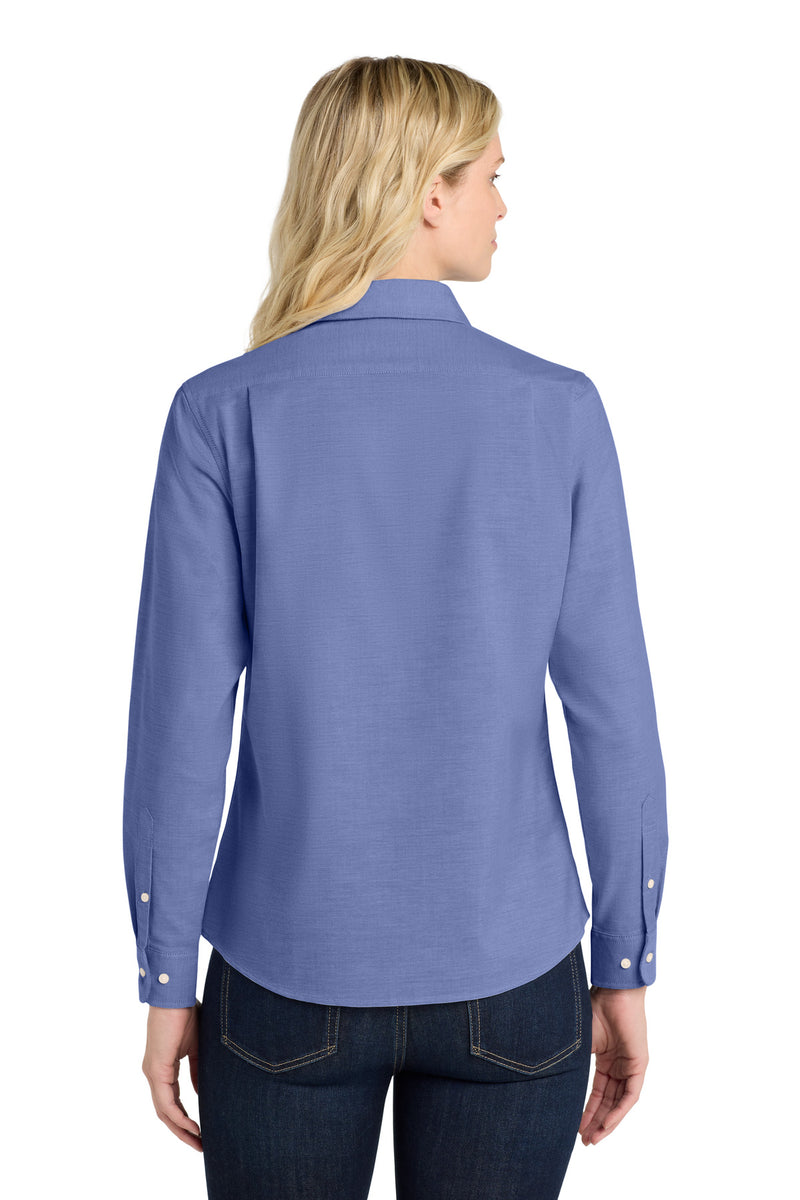 Load image into Gallery viewer, Port Authority Women&#39;s SuperPro Oxford Shirt. L658
