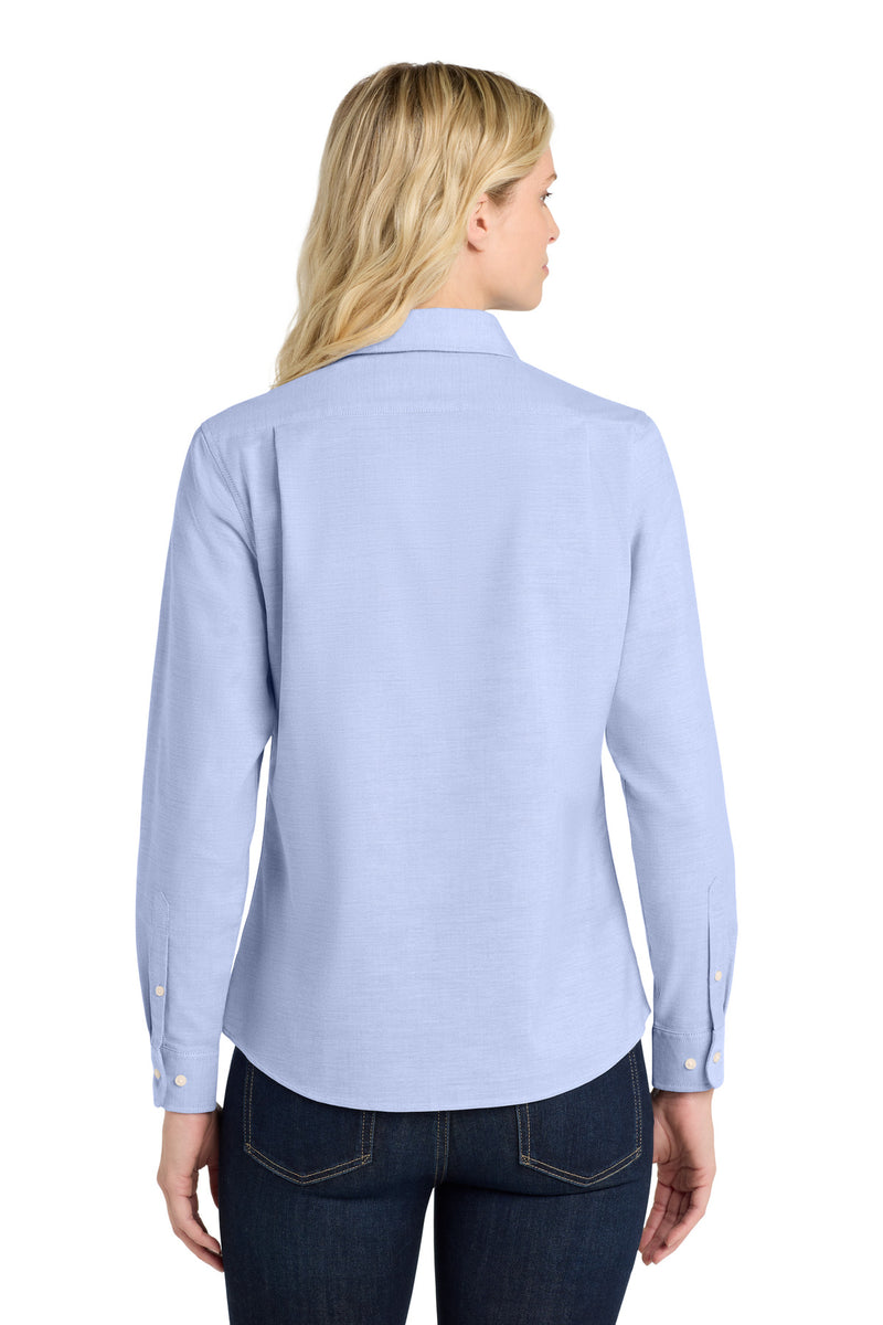 Load image into Gallery viewer, Port Authority Women&#39;s SuperPro Oxford Shirt. L658
