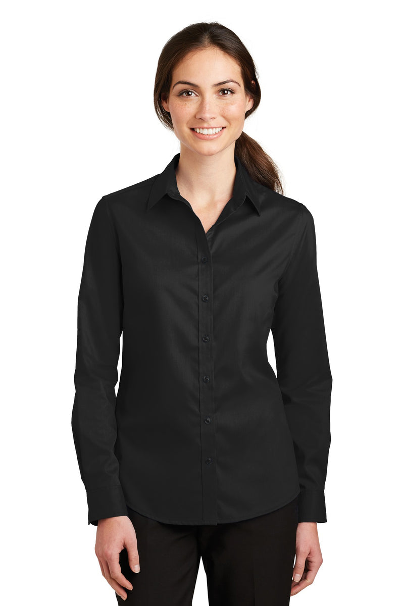 Load image into Gallery viewer, Port Authority Women&#39;s SuperPro Twill Shirt. L663
