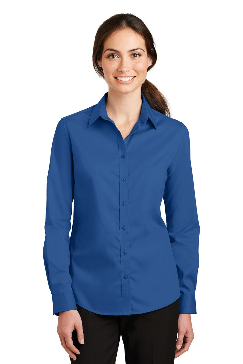 Load image into Gallery viewer, Port Authority Women&#39;s SuperPro Twill Shirt. L663
