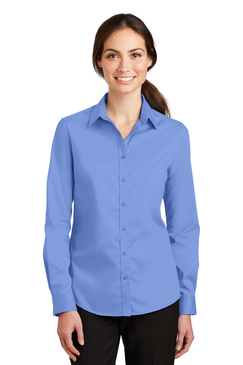Load image into Gallery viewer, Port Authority Women&#39;s SuperPro Twill Shirt. L663
