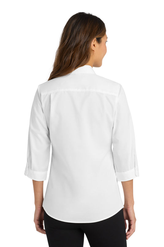 Port Authority Women's 3/4-Sleeve SuperPro Twill Shirt. L665