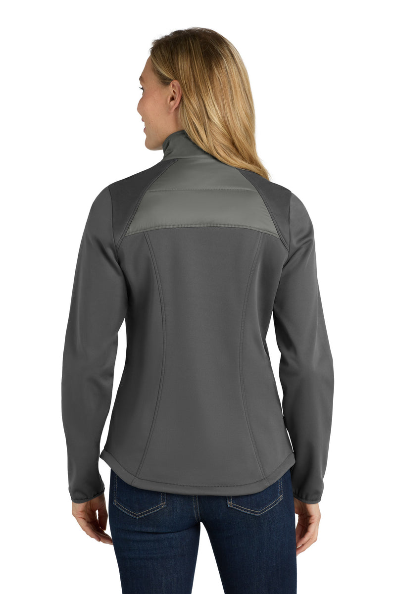 Load image into Gallery viewer, Port Authority Women&#39;s Hybrid Soft Shell Jacket. L787
