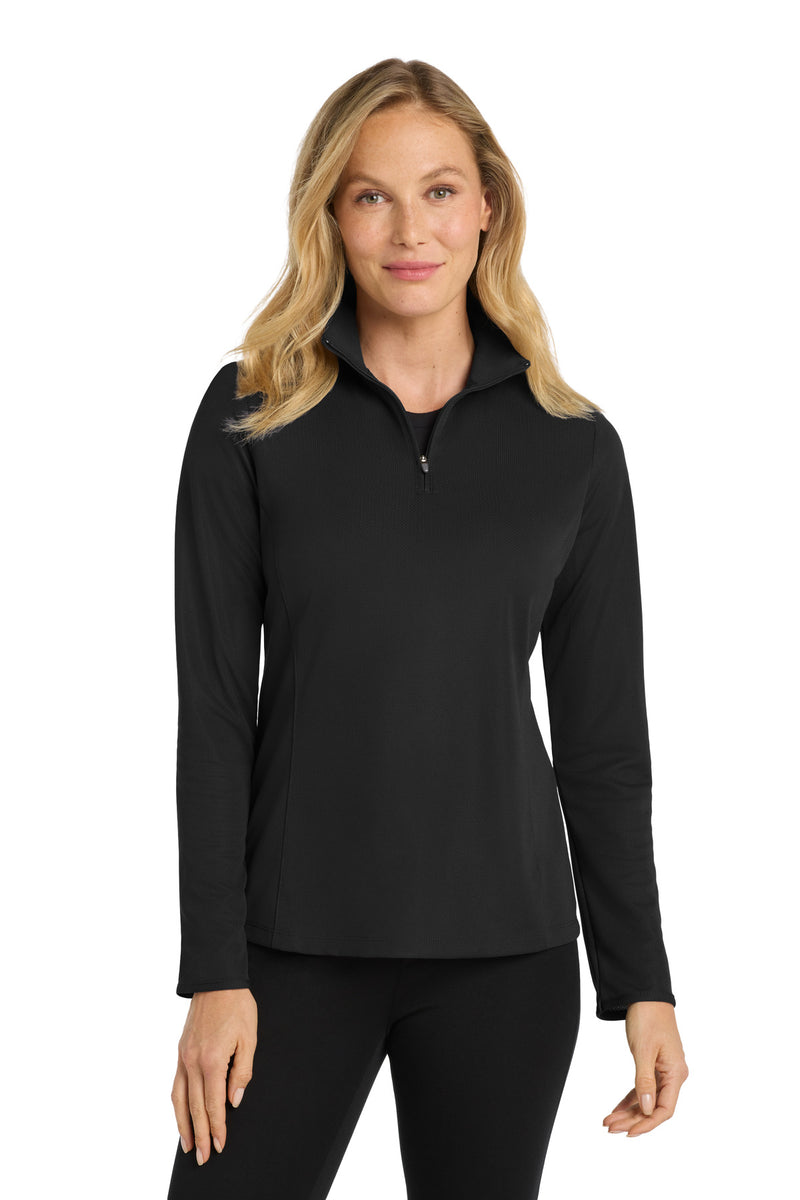 Load image into Gallery viewer, Port Authority Women&#39;s Pinpoint Mesh 1/2-Zip . L806
