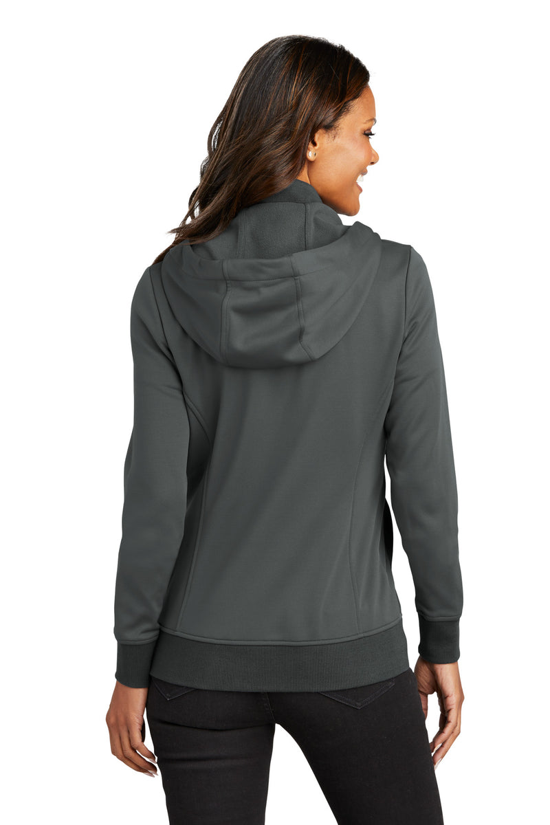 Load image into Gallery viewer, Port Authority Women&#39;s Smooth Fleece Hooded Jacket L814
