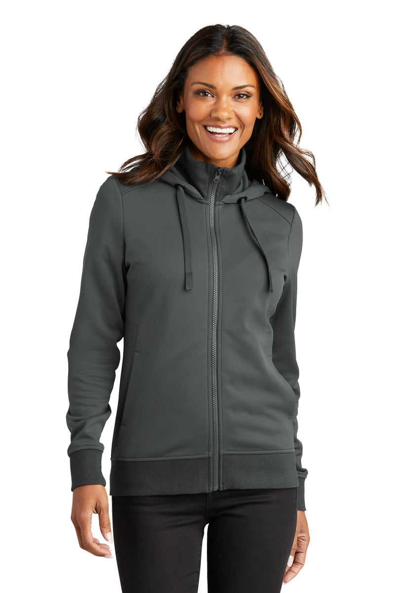Load image into Gallery viewer, Port Authority Women&#39;s Smooth Fleece Hooded Jacket L814
