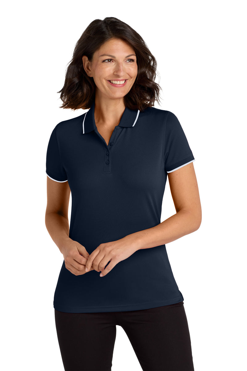 Load image into Gallery viewer, Port Authority Women&#39;s Dry Zone UV Micro-Mesh Tipped Polo. LK111
