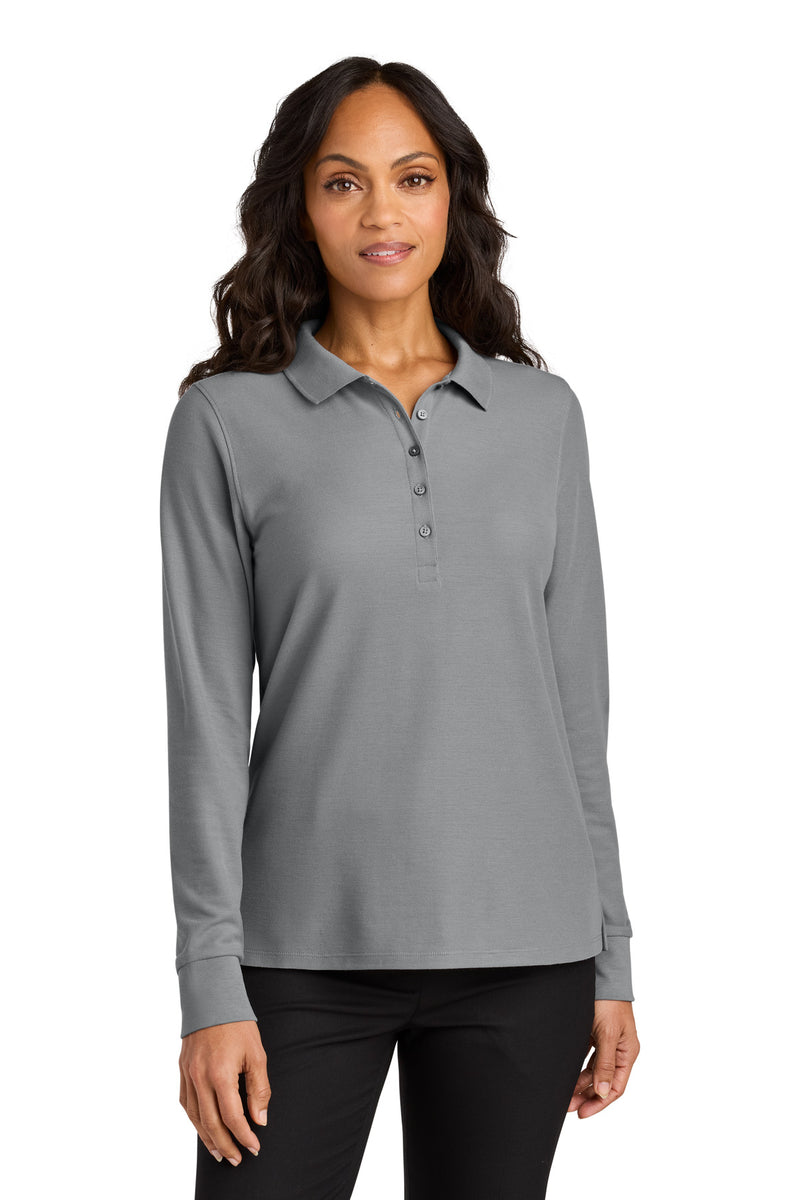 Load image into Gallery viewer, Port Authority Women&#39;s Wearever Signature Pique Long Sleeve Polo LK200LS
