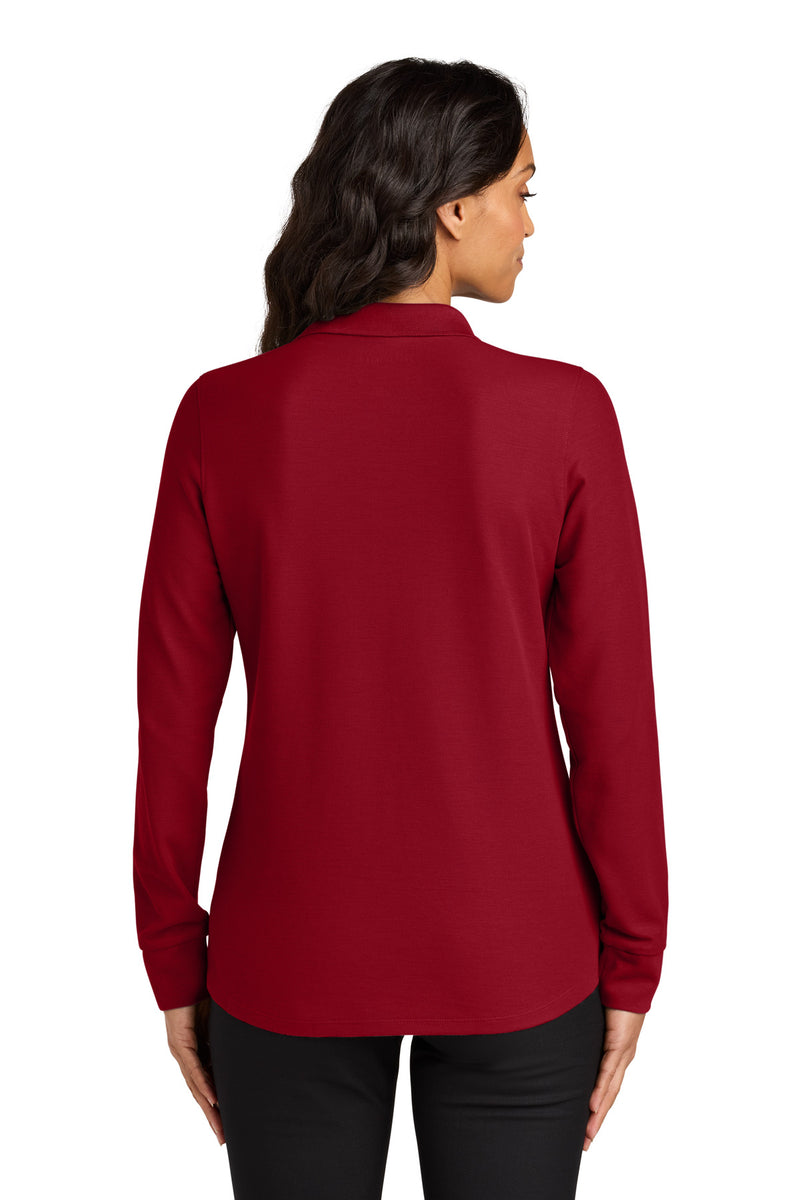 Load image into Gallery viewer, Port Authority Women&#39;s Wearever Signature Pique Long Sleeve Polo LK200LS
