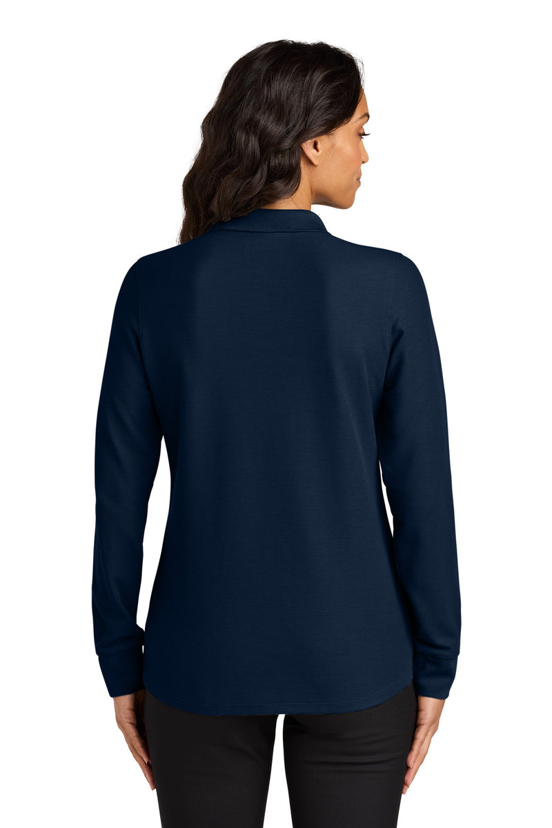 Load image into Gallery viewer, Port Authority Women&#39;s Wearever Signature Pique Long Sleeve Polo LK200LS
