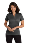 Port Authority  Women's Heathered Silk Touch  Performance Polo. LK542