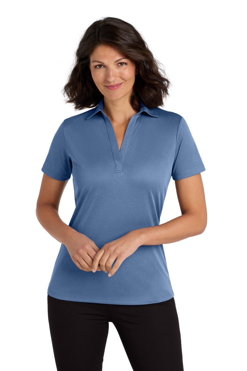 Load image into Gallery viewer, Port Authority  Women&#39;s Heathered Silk Touch  Performance Polo. LK542

