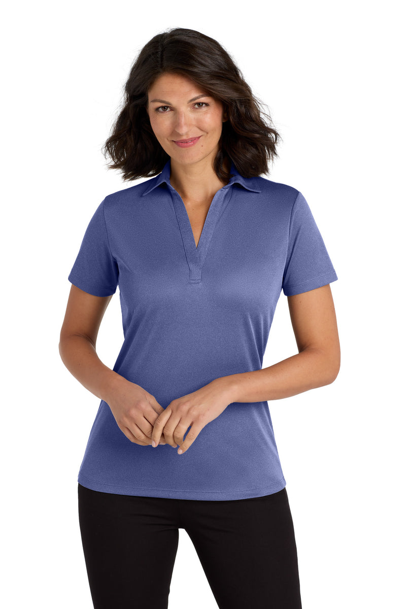 Load image into Gallery viewer, Port Authority  Women&#39;s Heathered Silk Touch  Performance Polo. LK542
