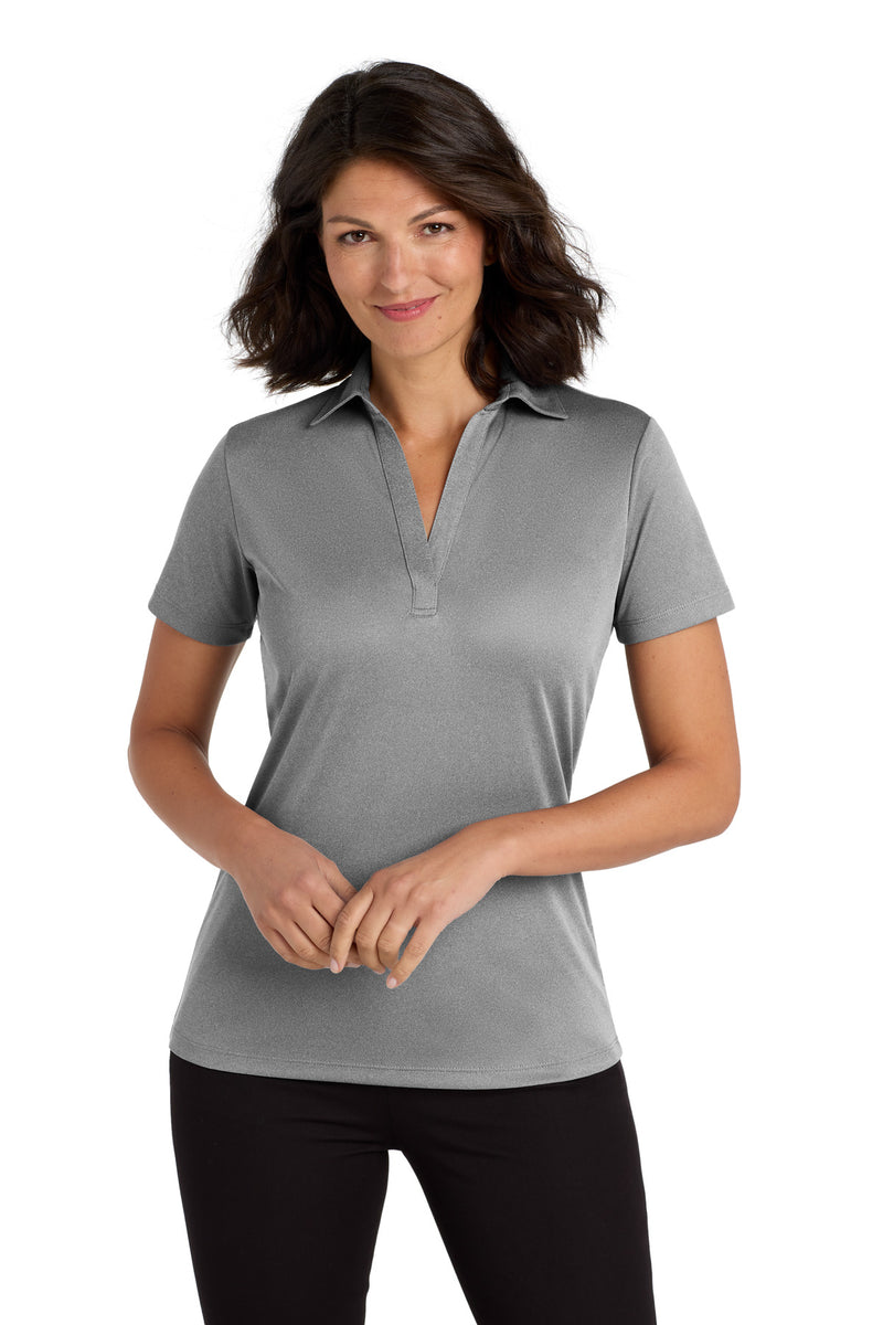 Load image into Gallery viewer, Port Authority  Women&#39;s Heathered Silk Touch  Performance Polo. LK542
