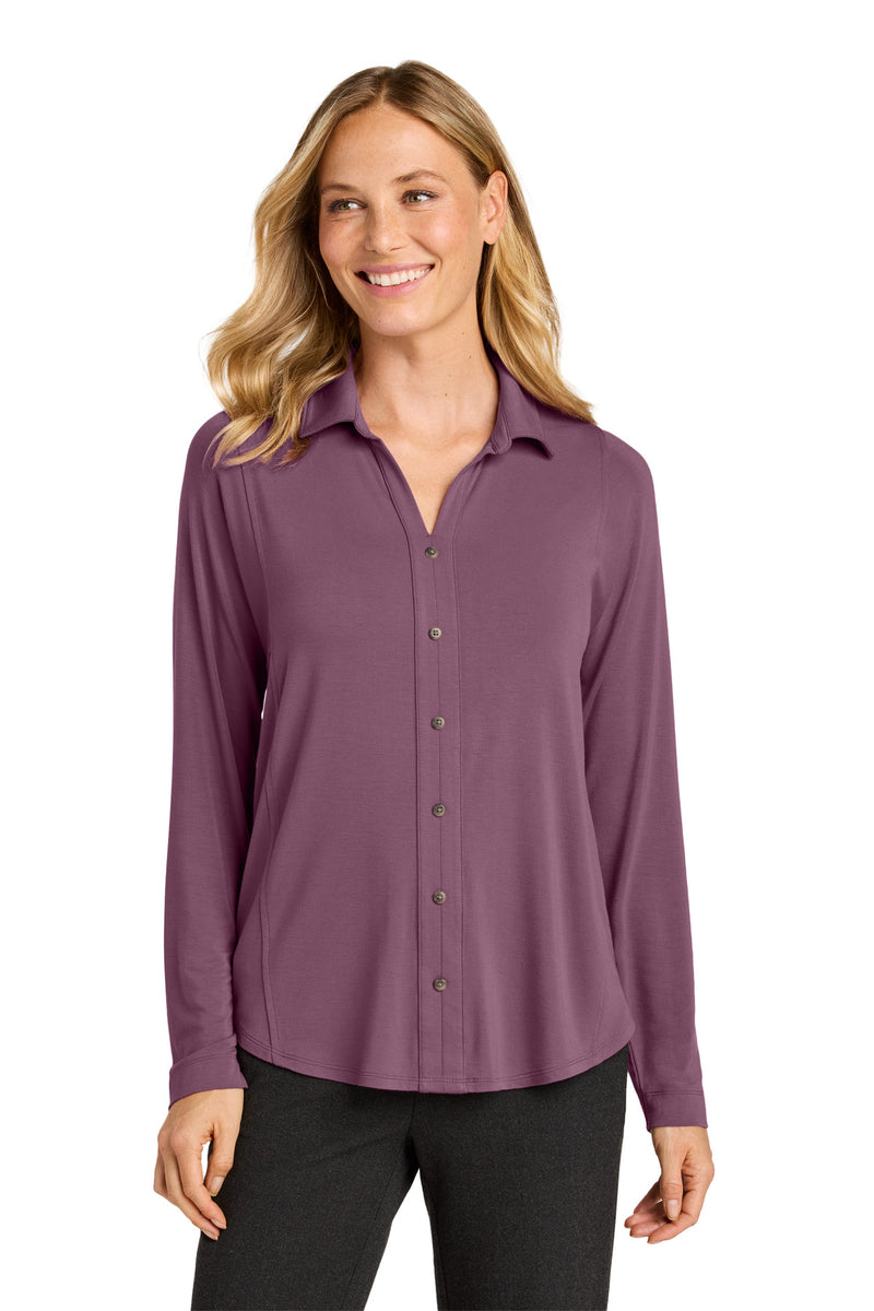 Load image into Gallery viewer, Port Authority Women&#39;s Luxe Knit Button Tunic LK5602
