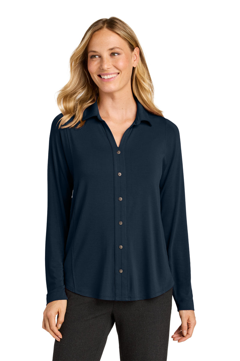 Load image into Gallery viewer, Port Authority Women&#39;s Luxe Knit Button Tunic LK5602
